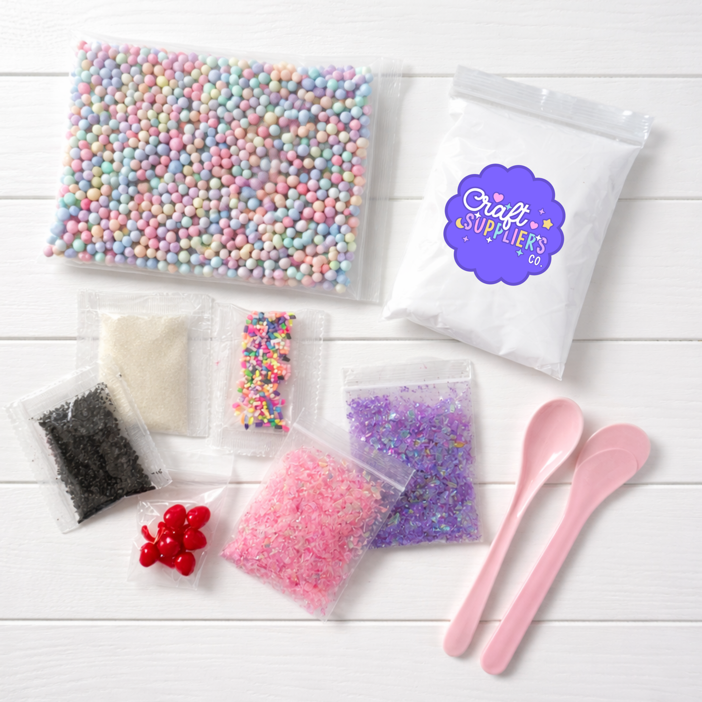 Ice Cream Slime Kit for Kids, DIY Sensory Toy