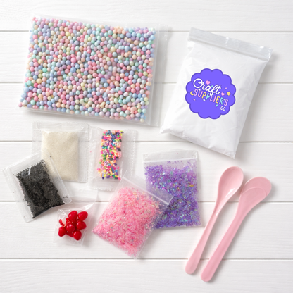 Ice Cream Slime Kit for Kids, DIY Sensory Toy