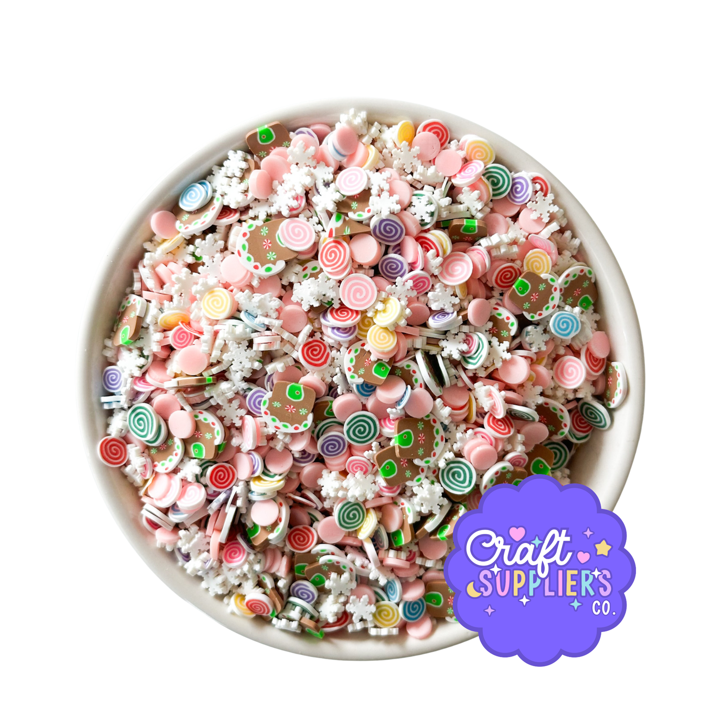 Pastel Candy Polymer Clay Sprinkles | Faux Sweet Mix for Slime, Resin & Crafts