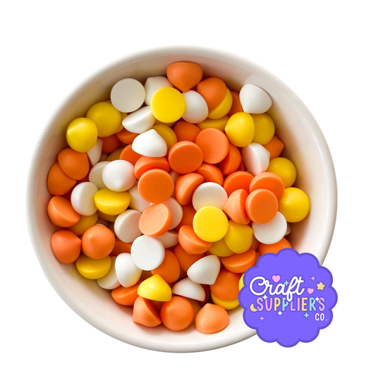 Fall Themed Resin Chocolate Chip Morsels for Fake Bake & Crafts