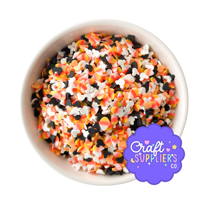 Candy Corn Mouse Sprinkles Halloween Clay Slime Decoden Confetti