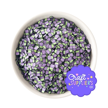 Halloween Witch Cauldron Polymer Clay Slices – Spooky Potion Craft Embellishments