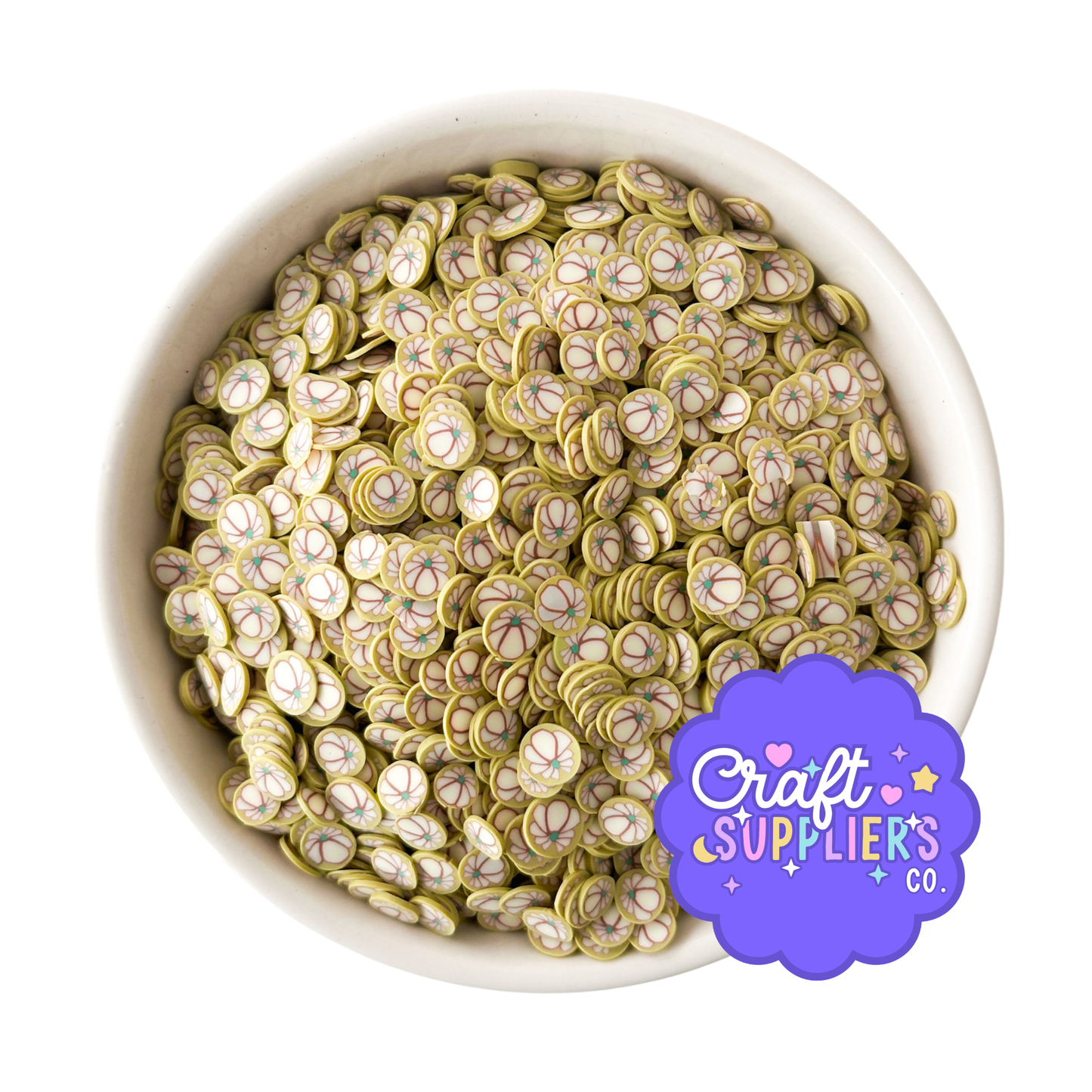 Pumpkin Polymer Clay Sprinkles | Fall Faux Sprinkles for Crafts