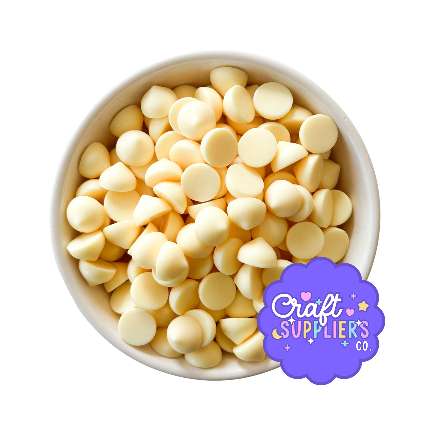 Cream Chocolate Chip Resin Cabochons – Fake Bake Embellishments (24 Pieces)