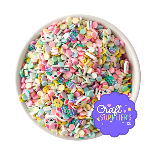 Easter Polymer Clay Sprinkle Mix, Slime Add Ins, Craft Embellishments