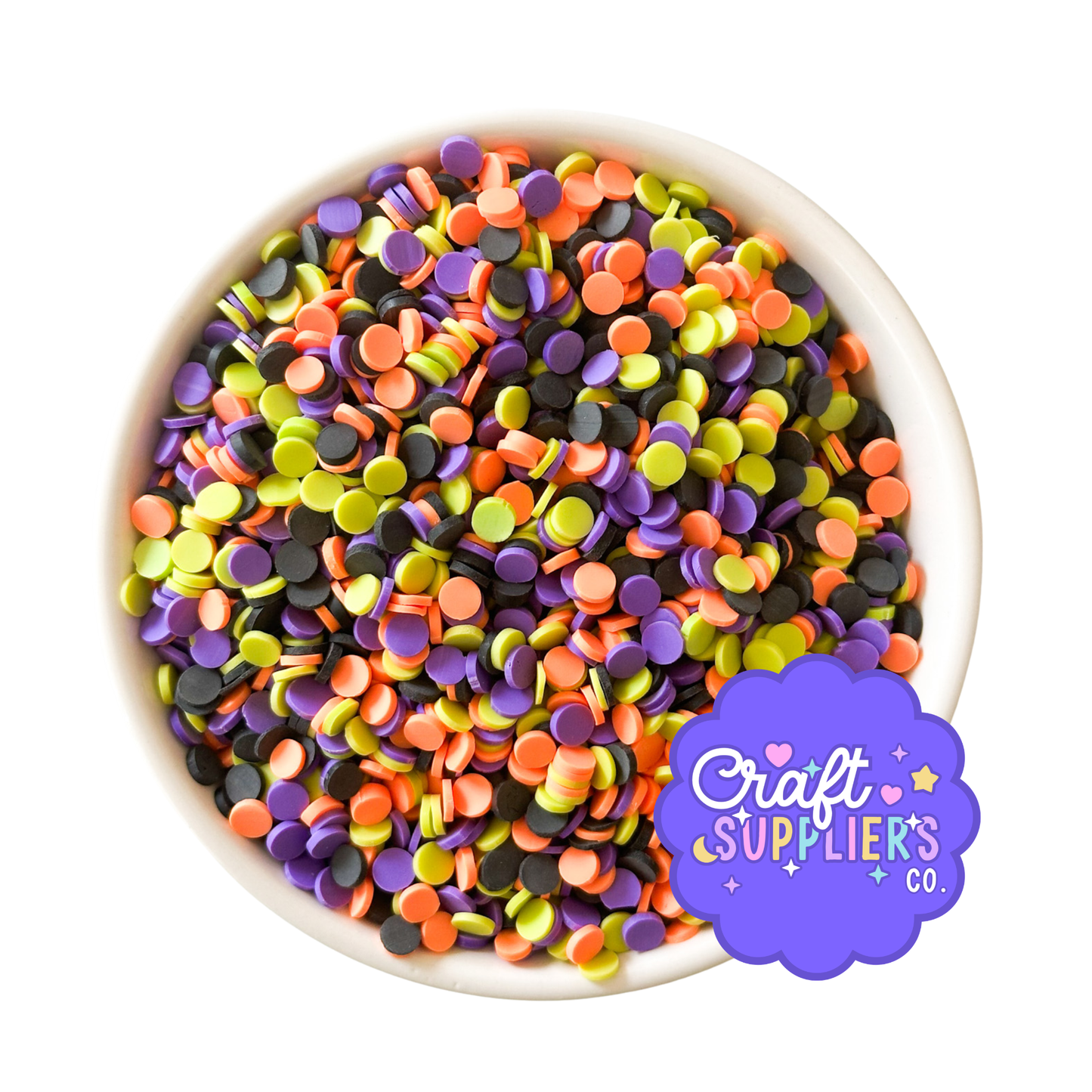 Halloween Confetti Sprinkles Clay Mix Slime Decoden Fake Bake Decor