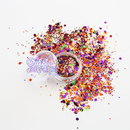 Witches Brew Chunky Glitter Mix | Halloween Glitter for Tumblers, Nails & DIY Crafts