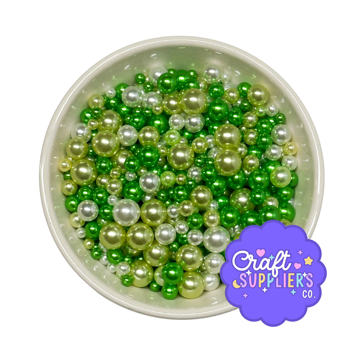 Christmas Acrylic Bead Mix Holiday Fake Bake Craft Embellishments