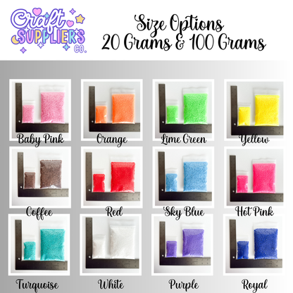 Opaque Jelly Rhinestones Flatback (3mm) | 20g & 100g Resin Rhinestones – Multiple Colors