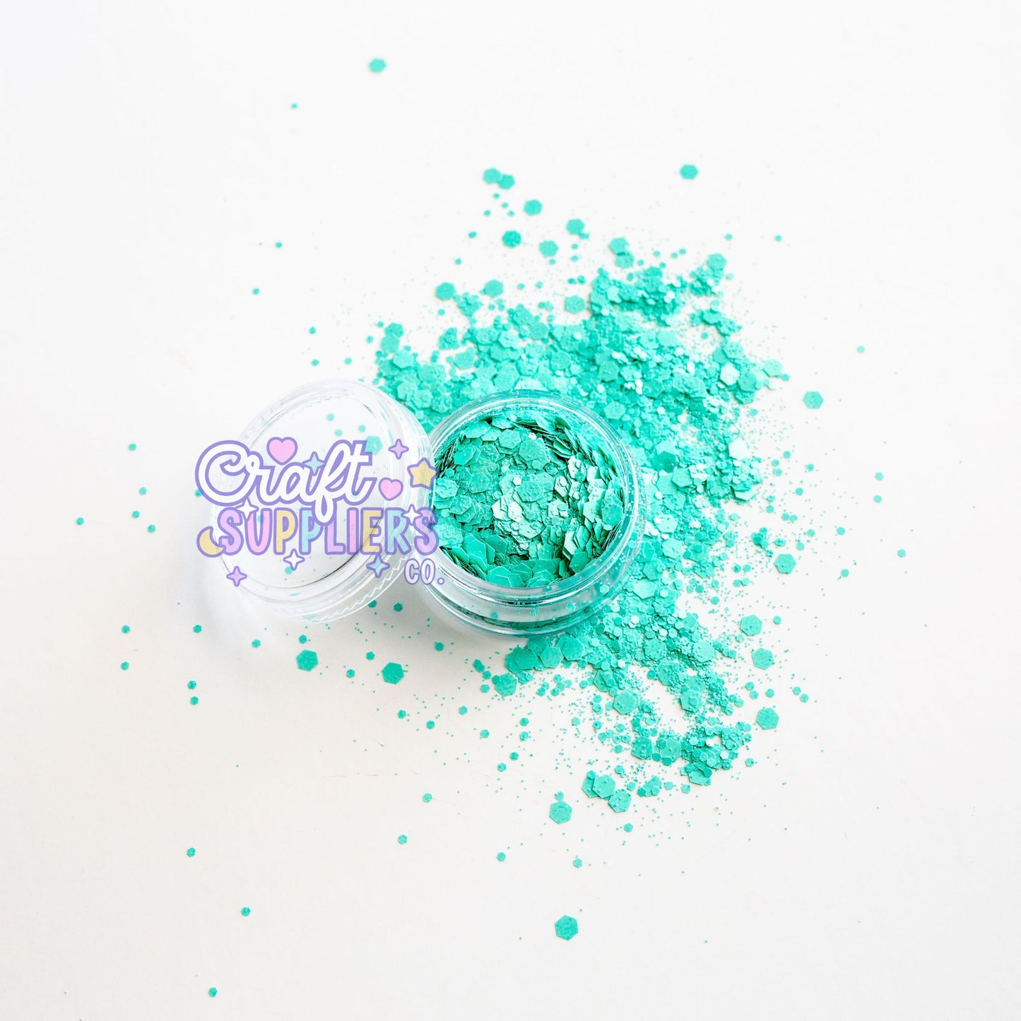 Under The Sea Chunky Glitter Mix | Aqua Blue Glitter for Tumblers, Nails & DIY Crafts