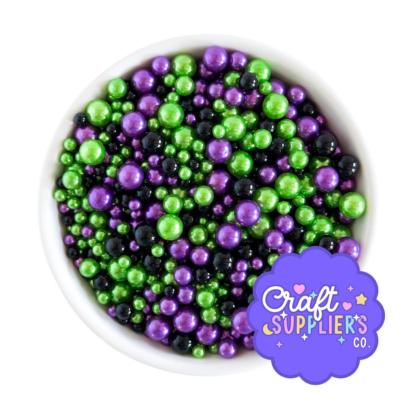 Acrylic Halloween Bead Mix Witches Brew Fake Bake Craft Embellishments