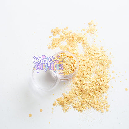 Light Orange Chunky Glitter Mix for Crafts, Nails & Tumblers