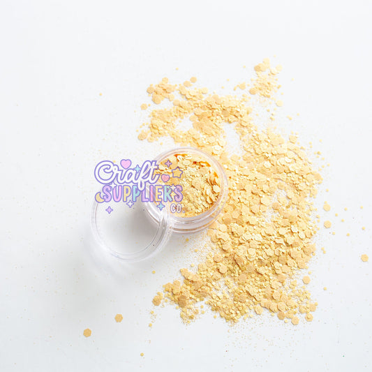 Light Orange Chunky Glitter Mix for Crafts, Nails & Tumblers