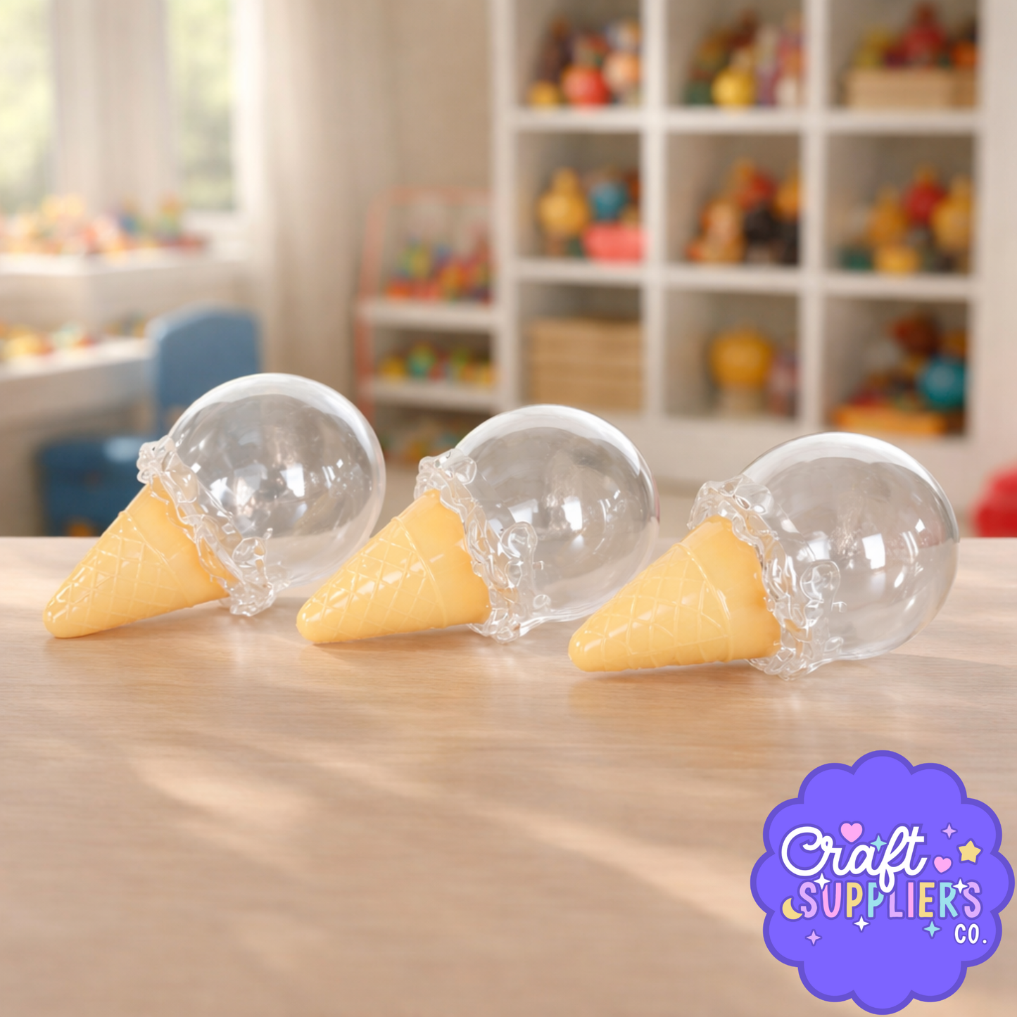 Ice Cream Slime Kit for Kids, DIY Sensory Toy