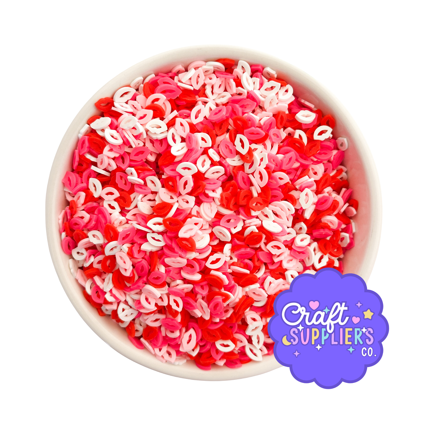 Lip Polymer Clay Sprinkles | Valentine's DIY Crafts, Slime & Resin