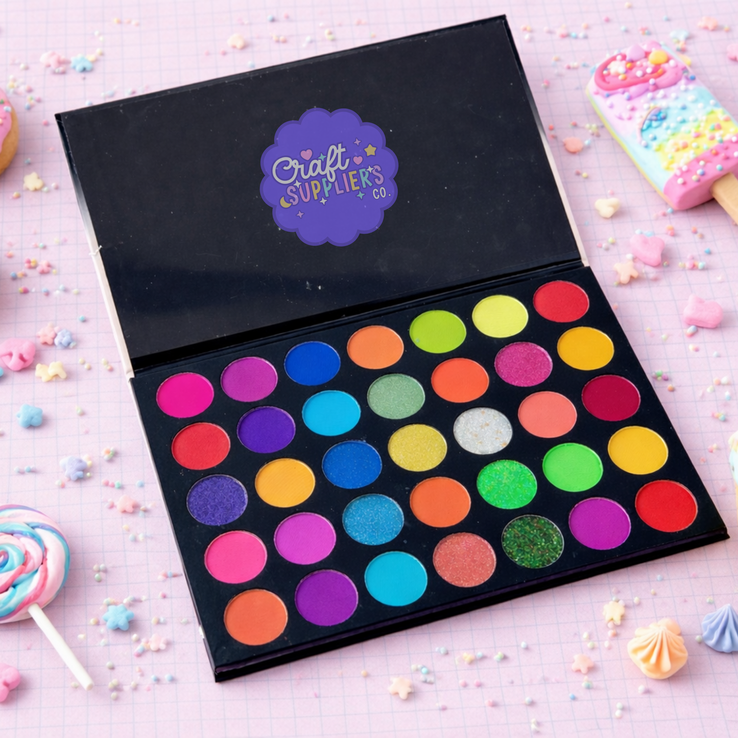 Multi-Use Pigment Palette | Makeup, Clay, Resin & DIY Crafts