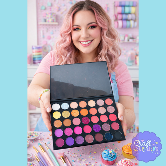 Multi-Use Pigment Palette | Makeup, Clay, Resin & DIY Crafts