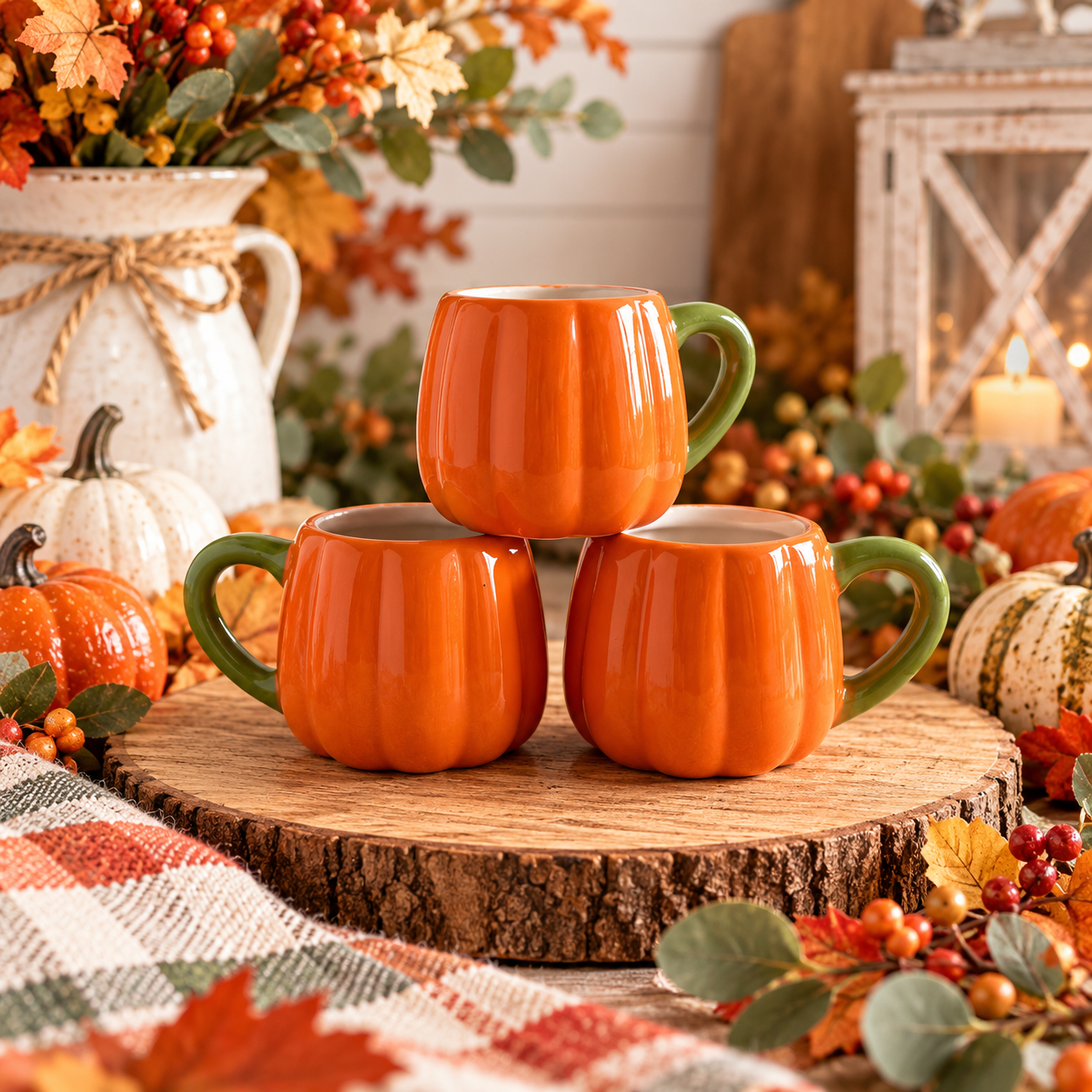 Mini Pumpkin Ceramic Espresso Mug – 5 oz Fall Coffee Cup – Craft ...