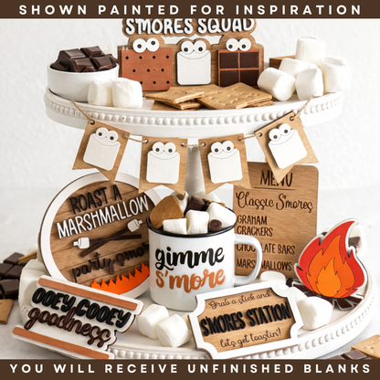 DIY S'mores Wood Sign Blanks | Unfinished Farmhouse Decor